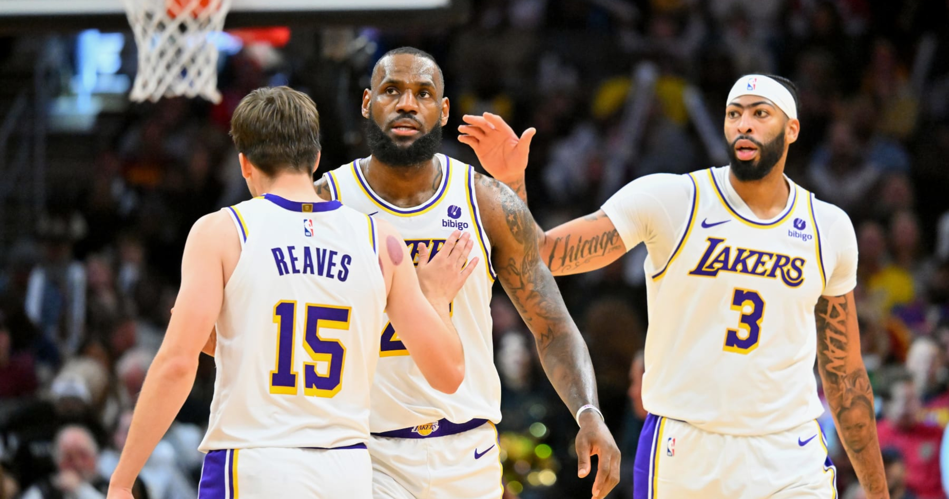 Anthony Davis Austin Reaves Delight Fans As LeBron James Lakers Beat