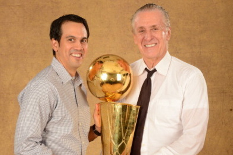 Nba Finals Miami Heat President Pat Riley Still Up Off