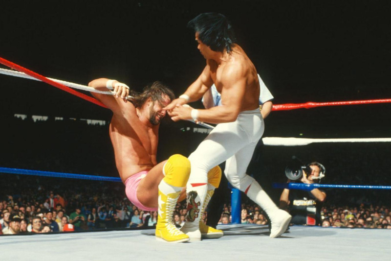 Almost 5 Star Match Reviews Ricky Steamboat Vs Randy Savage