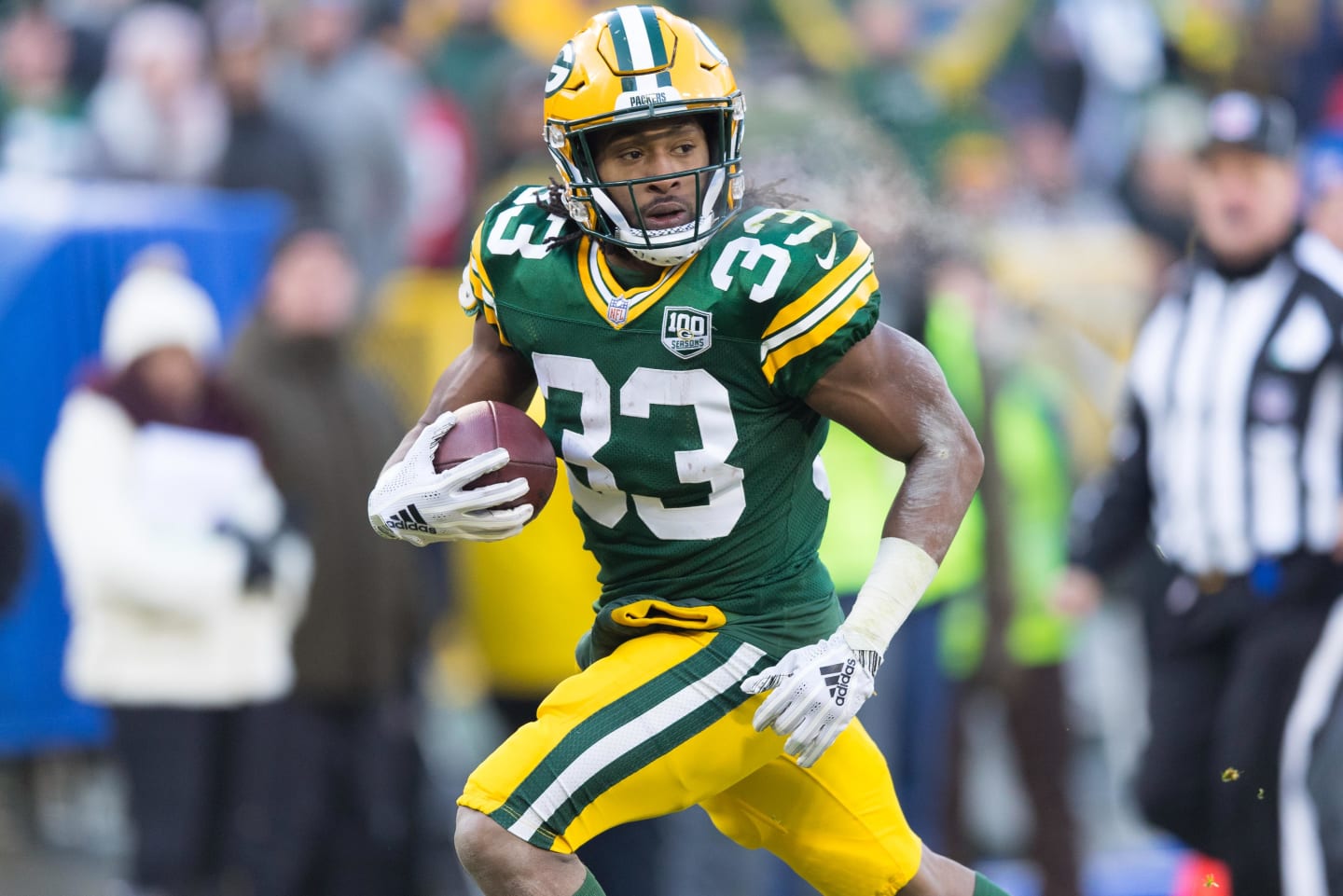 Packers Place Aaron Jones On Ir With Knee Injury Sign Wr Allen Lazard Bleacher Report Latest News Videos And Highlights