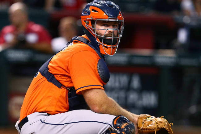 Evan Gattis' catching situation a focal point of Astros future - The  Crawfish Boxes