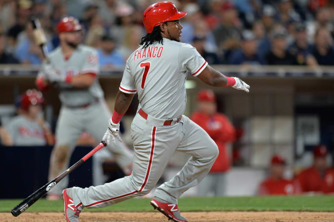 Phillies' Maikel Franco thrown out at home vs. Mets (video) - Sports  Illustrated