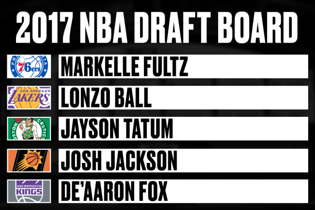 NBA Draft 2017 Results: Live Updates, Reaction and Analysis