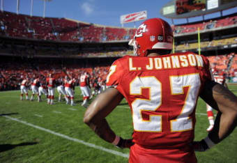 Larry johnson chiefs sales jersey