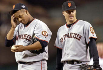2002 World Series Los Angeles Angels VS San Francisco Giants Game