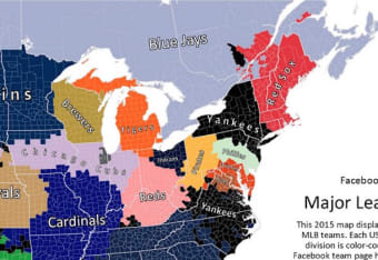 Facebook Creates County-by-County MLB Fandom Map for 2015 Season, News,  Scores, Highlights, Stats, and Rumors