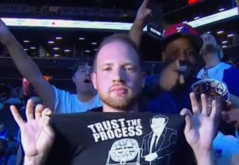 Trust the process t shop shirt sixers