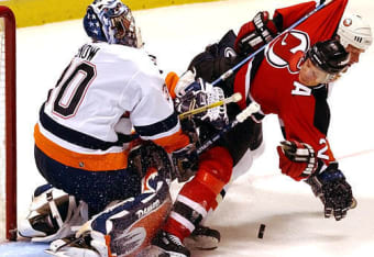 2008-09 Patrick Elias Game Worn New Jersey Devils Jersey. Hockey, Lot  #81487