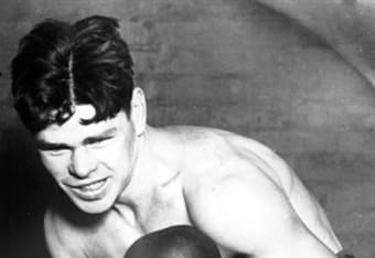 Vintage Photo Boxer Louis Kid Kaplan Used Boxing Gloves 1925 Featherweight  Fight