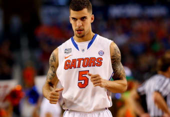 UCSB guard Troy Leaf #43 during the second round game of the NCAA  Basketball Tournament at St. Pete Times Forum on March 17, 2011 in Tampa,  Florida. The Florida Gators defeated the