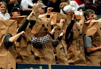 Fans With Bags Over Their Heads - Sports Illustrated