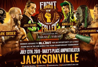 Aew fight for clearance the fallen ppv