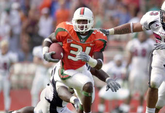 2005-07 Miami Hurricanes No.32 Alternate Jersey