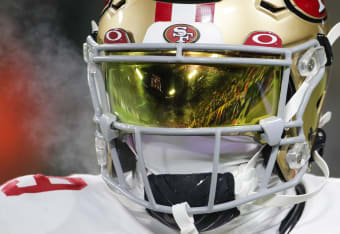 NFL on ESPN - Deebo Samuel rocking the Louis Vuitton tinted visor 🔥
