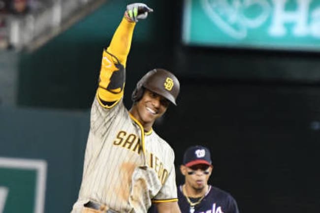 Welcome Back, Juan Soto  too soon? Nationals Park prepares for Soto & Josh  Bell returning with Padres - Federal Baseball