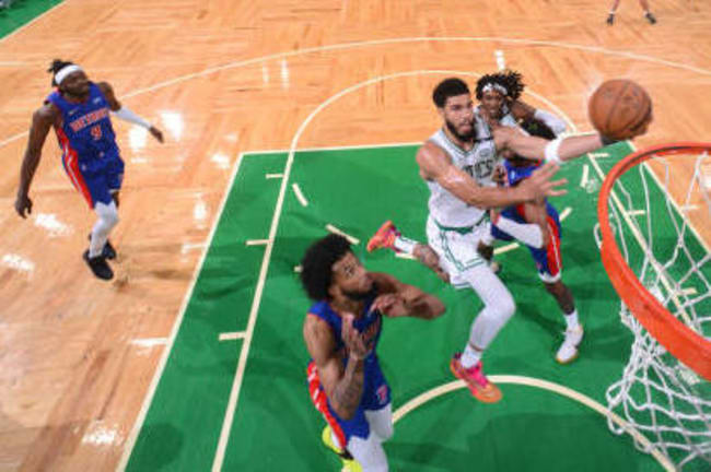 Jayson Tatum scores 31 points, Celtics beat Pistons 114-103