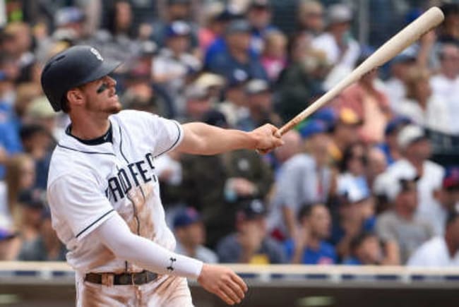 Wil Myers' brother plunks him during Home Run Derby
