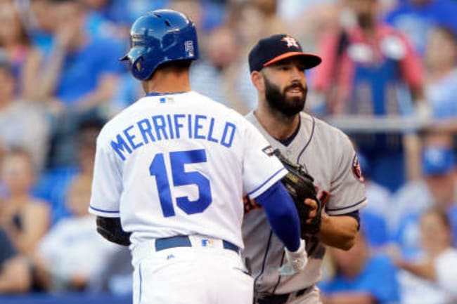 Whit Merrifield's MLB longest active games played streak ends