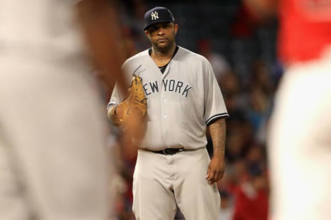 CC Sabathia Called Strike to Aaron Hill, 09/29/2016