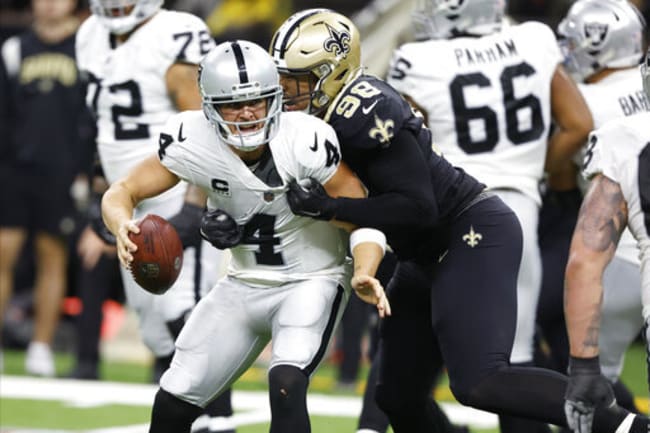 Raiders vs. Saints recap, final score: Saints shut out Raiders 24-0 - Canal  Street Chronicles