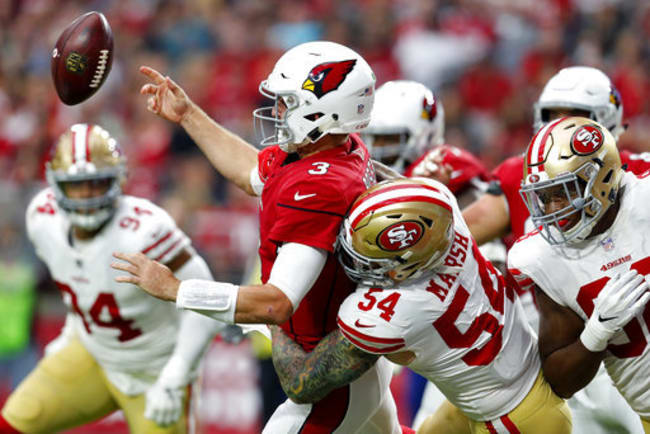 Cardinals beat 49ers 18-15