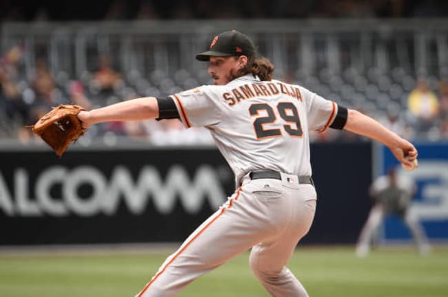 Jeff Samardzija proves it's better to play baseball than football