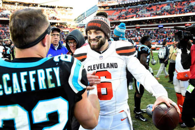 Browns beat Panthers 26-20