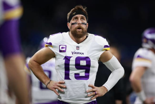 Adam Thielen will miss the Vikings' TNF matchup vs. the Steelers. 