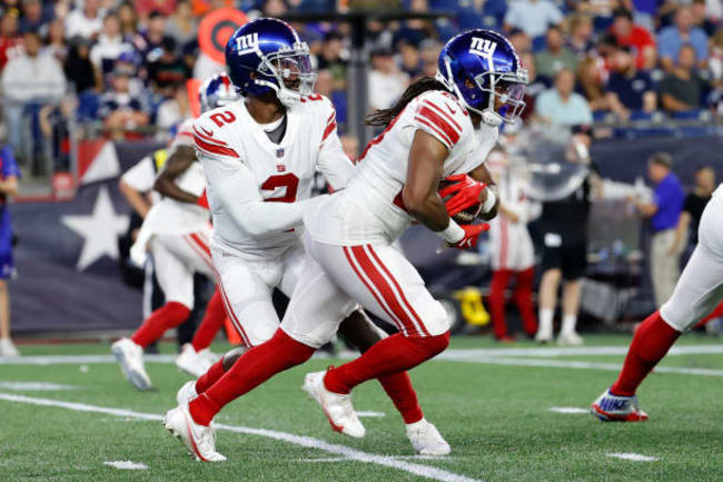 Giants' preseason-opening win over the Patriots a mixed bag