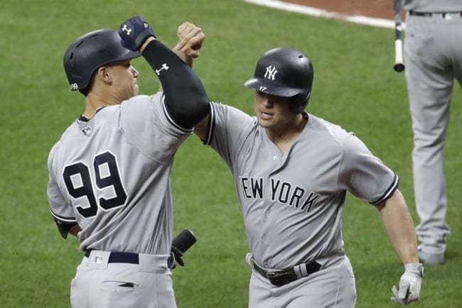 FOX Sports: MLB on X: Matt Carpenter & his glorious mustache homered  for the first time as a Yankee (via @Yankees)  / X