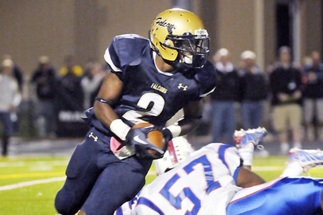 Stefon Diggs 1 Our Lady of Good Counsel High School Falcons Navy