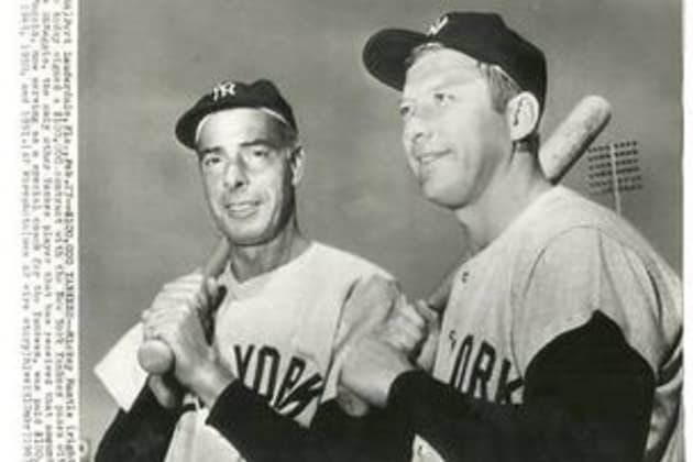 Joe DiMaggio, Mickey Mantle Photo from April 1951 Up for Bid