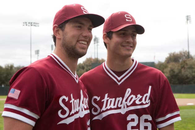 Andrew Luck in a Baseball Uniform and Other Stanford Football