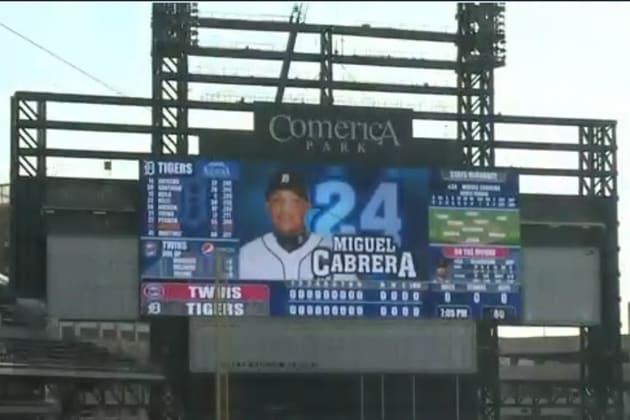 574 Scoreboard Comerica Park Stock Photos, High-Res Pictures, and