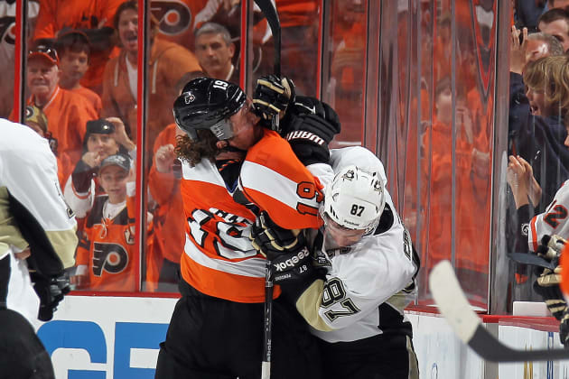 Penguins down Flyers to close on Stanley Cup final