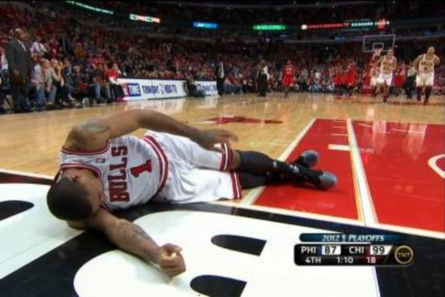 Derrick rose hot sale 2012 playoffs