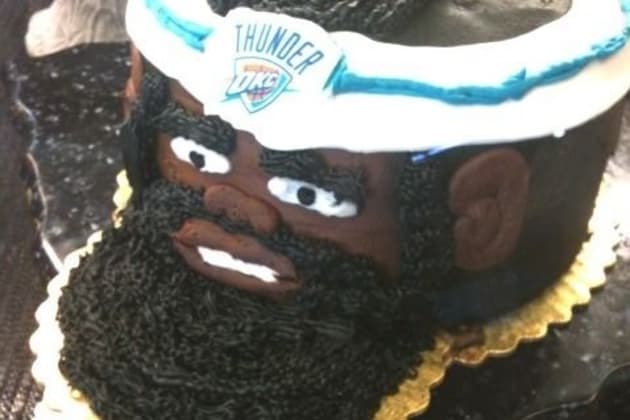 Thunder Up Okc Thunder Cake For 5 Year Old Boy Ball Is Rkt Covered In  Fondant Rumble Is All Fondant Except For Some Tootpicks And A Styro -  CakeCentral.com