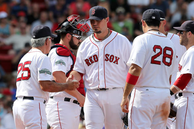 Boston Red Sox fans react to team's 17-4 record while wearing