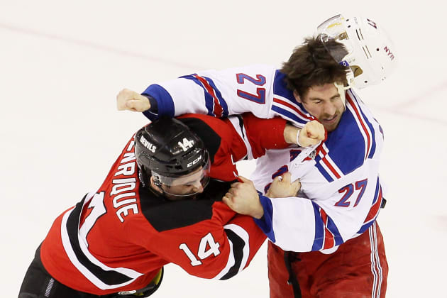 Tensions flare in New York Rangers' 4-0 dominance over New Jersey