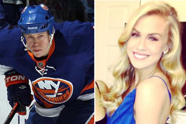 Matt Martin makes a big hit with Boomer -- and his daughter