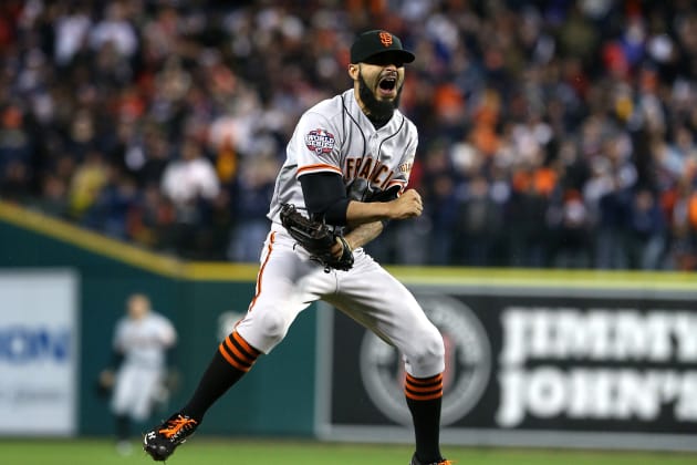 Sergio Romo Celebrates the SF Giants' 2010 World Series Victory – tokidoki