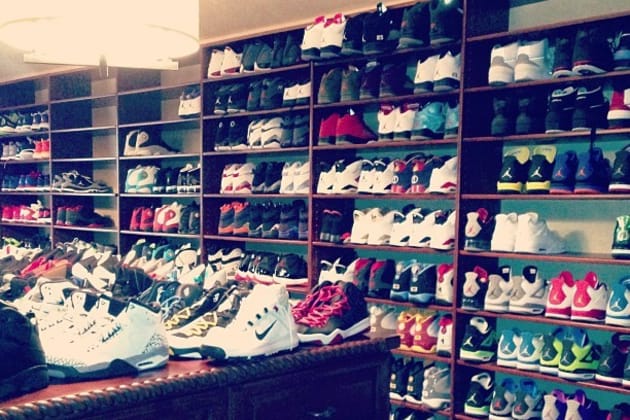 Chris Paul Has Amassed a Ridiculous Shoe Collection in His House | Scores, Highlights, and Rumors | Bleacher Report