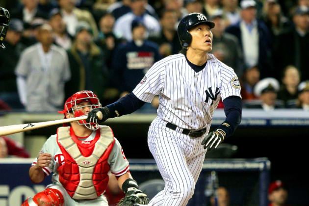 Hideki Matsui homers into second deck at Yankees' annual Old-Timers' Day –  Trentonian