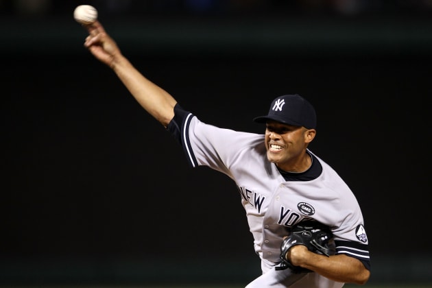 Mariano Rivera pitches batting practice at the New York Yankees' News  Photo - Getty Images