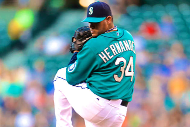 2013 MLB All Star Game: Felix Hernandez and Hisashi Iwakuma