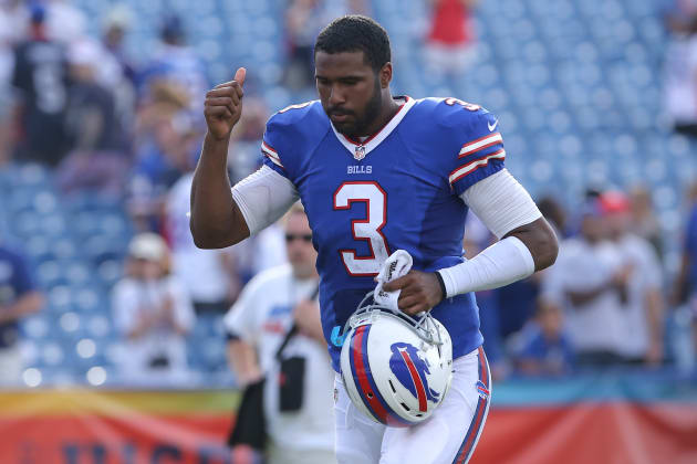 EJ Manuel leaves game with apparent right knee injury - NBC Sports