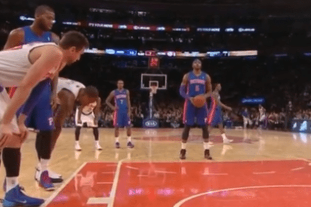 JR Smith Unties Shawn Marion's Shoe During Dirk FT 