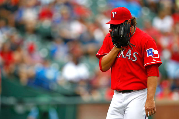 Texas Rangers Derek Holland first to allow ten runs this year