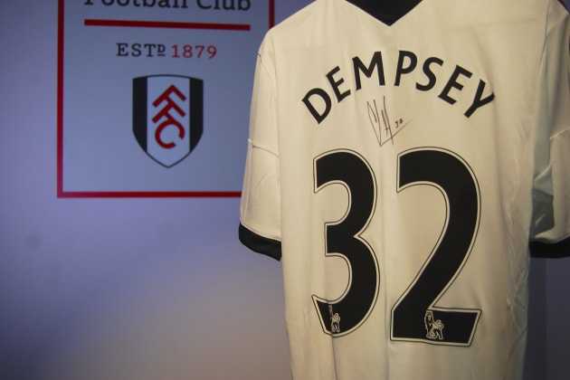 Win Signed Clint Dempsey Fulham Shirt in Our Fan Friday Giveaway