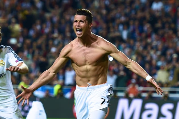 Cristiano Ronaldo shirtless at every World Cup stadium — in one